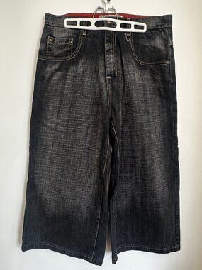 NWOT BROOKLYN JEANS CO WIDE LEG CROPPED SKATER STYLE PANTS W34